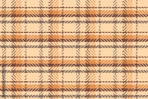 Color twill scotland textile seamless pattern. Fabric texture check tartan plaid. Abstract geometric background for cloth, card, fabric. Monochrome graphic repeating design. Modern squared ornament.