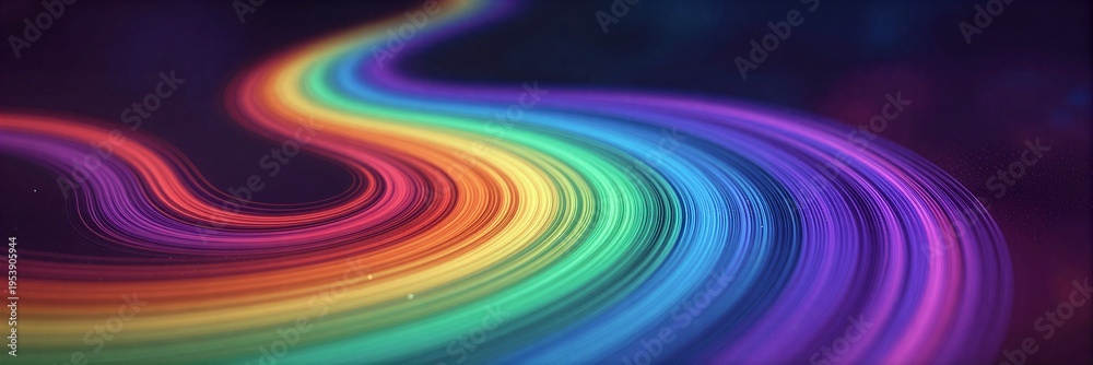 Obraz premium Colorful Curved Abstract Background