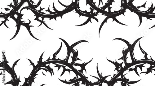 Tribal armband design, tattoo stencil design, vector illustration.