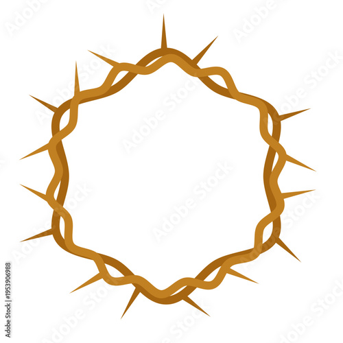 Cross With Red Cloth Good Friday Illustration