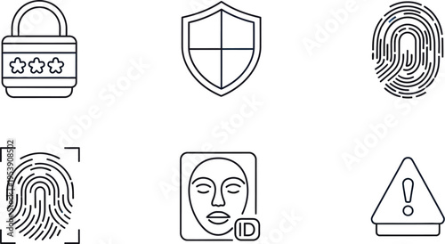 Security and Identification Icons