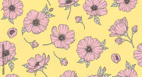 Pink Floral Pattern.