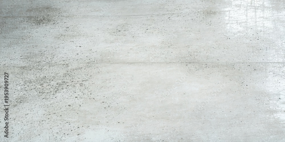 Fototapeta premium Concrete floor shows wear, texture. Light reflects off surface, creating subtle patterns. Minimalist aesthetic, industrial feel.