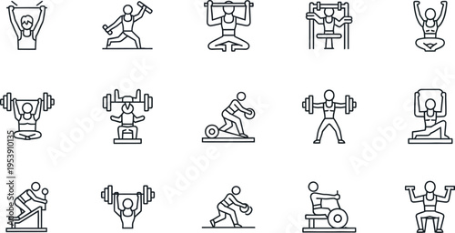 Fitness and Workout Icons