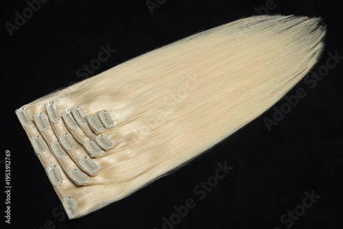 clip in straight blonde human hair extensions