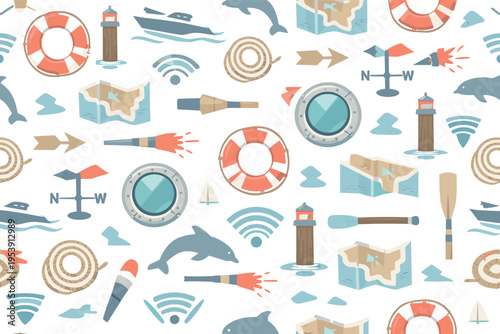 Coastal sailing lifestyle and modern sea travel guidance with practical marine direction mood