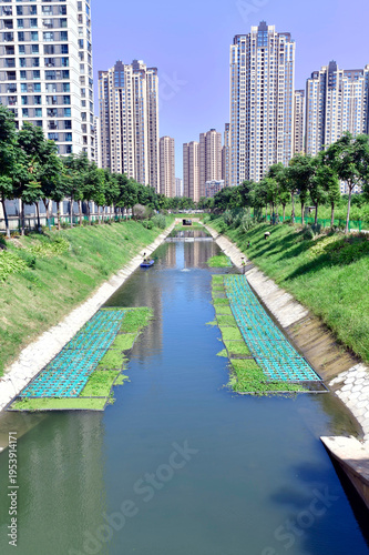 Ecological Urban Nullah with Modern Architecture and Green Infrastructure
