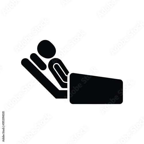 Person Resting Bed Healthcare Concept