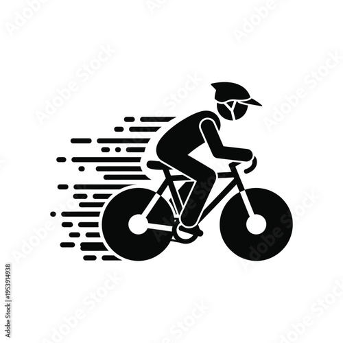Cyclist Speed Motion Graphic Commercial