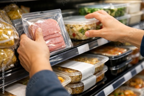 Wallpaper Mural Preparing Dinner With Labeled Ingredients And Portion Control Techniques. Organizing Prepackaged Meal Options From Shelves For Cooking And Diet Planning Purposes Torontodigital.ca