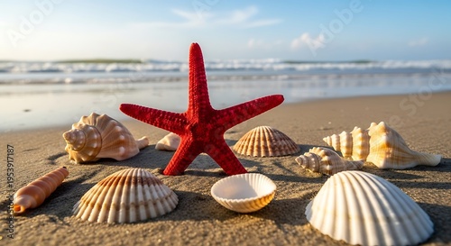 Starfish and Shells Beach.