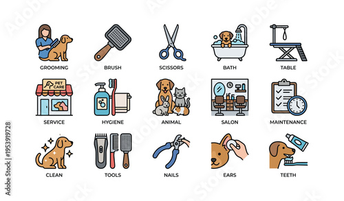 Essential pet care tools for grooming and maintenance services