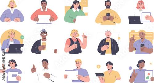 Customer using a modern ticket machine while waiting at a public transit stop.