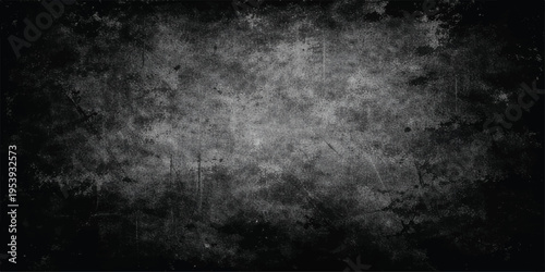 Dark Grunge Textured Abstract Background with Vintage Concrete and Paper Surface