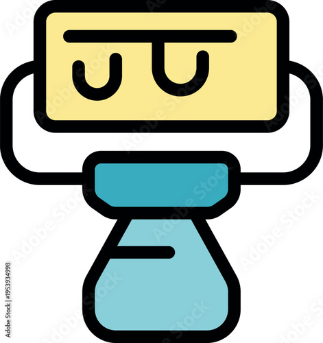 Additive manufacturing machine processing plastic to create a three dimensional object, illustrating innovative technology