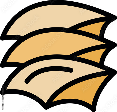 Savory pastries stacked, showcasing golden crusts and promising a delicious culinary experience