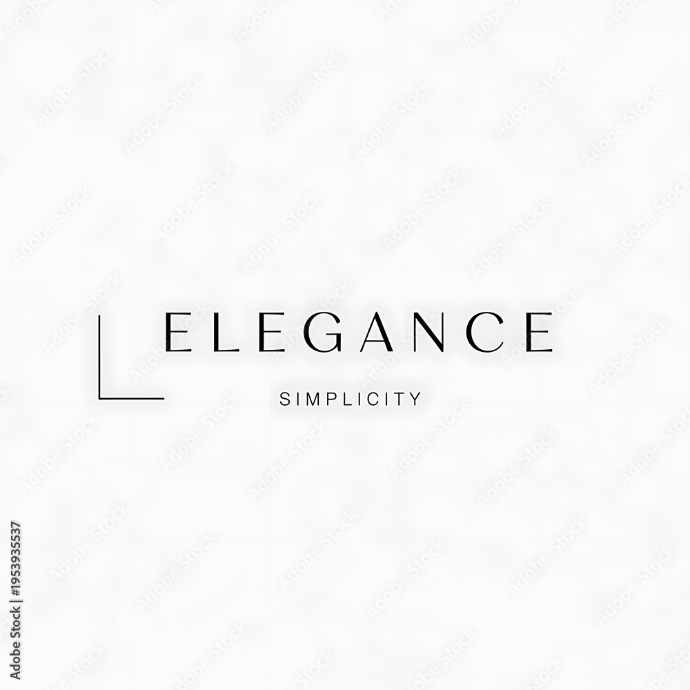 Fototapeta premium Elegance Simplicity Design.