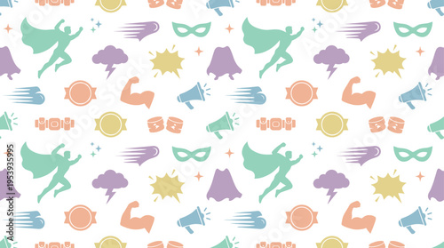 Comic style action energy and fun costume performance with colorful character expression mood