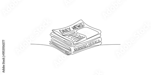 A stack of newspapers with Daily News and Morning Herald on top newspaper media print