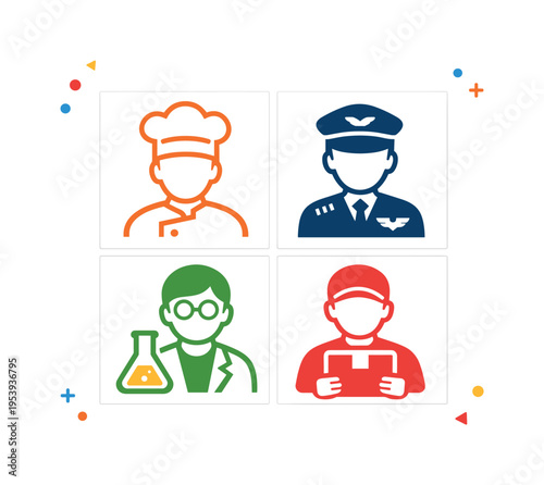 Career pathway exploration and vocational guidance visualization encouraging individuals to discover professional interests and plan long-term development through exposure to