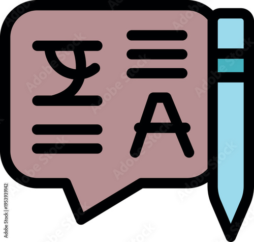 Language learning app facilitating online education and translation services, enhancing communication and understanding