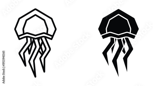 bow tie and ribbon flat design vector illustration isolated on white background