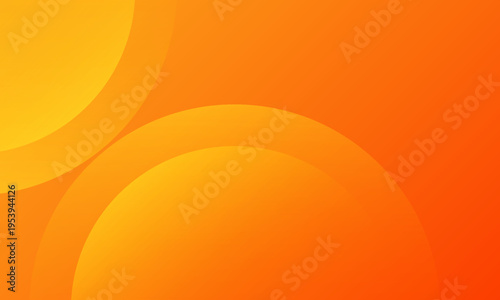 Minimalist composition featuring soft orange and yellow gradients with fluid rounded forms.