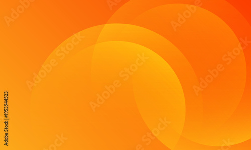 Bright and vibrant abstract background with layered circular elements in warm orange tones.