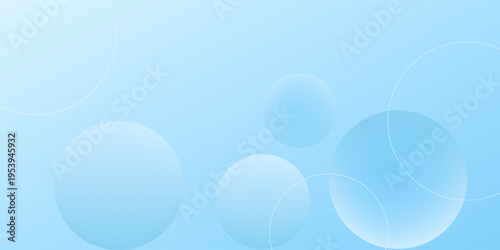 Abstract geometric background gradient soft light blue bokeh for Graphic Business background hitech technology digital design illustration web template background backdrop desktop wallpaper bubbles