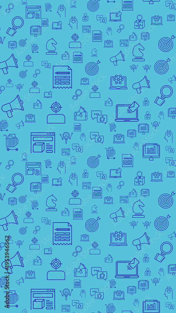 Obraz premium Digital Network Communication Background Vector