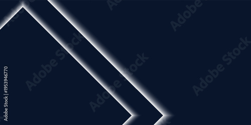 Minimalist design featuring luminous angled lines on a deep blue backdrop, creating a futuristic and elegant look.