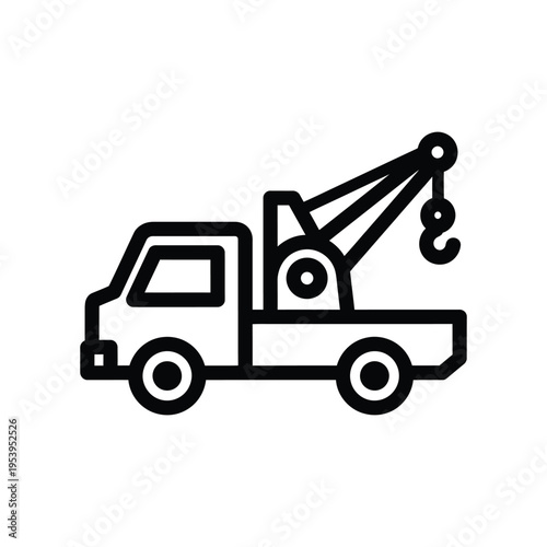 Tow Truck Crane Commercial Service