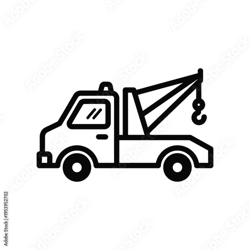 Tow Truck Crane Vehicle Assistance Service