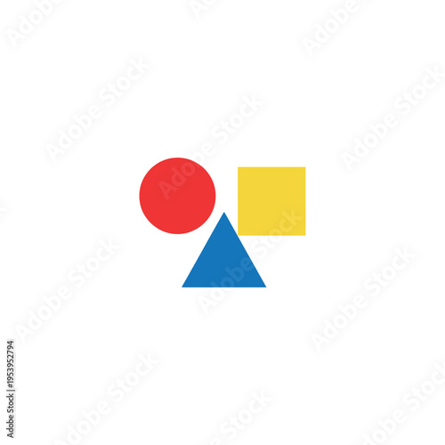 Red Circle Blue Triangle Yellow Square. Free Download Red Circle Blue Triangle Yellow Square. - GFXLoad