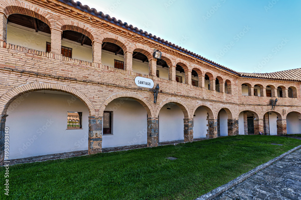 Fototapeta premium Saint Peter's Castle, Citadel of Jaca, 16th Century star-shaped Fortress, National Heritage Site, Jaca, Huesca, Spain