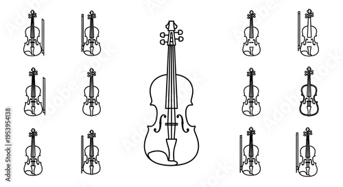 Violin Instrument Music Stringed Orchestra.