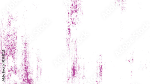 Tableau sur toile Purple grunge texture with streaks and splatters on white background abstract de