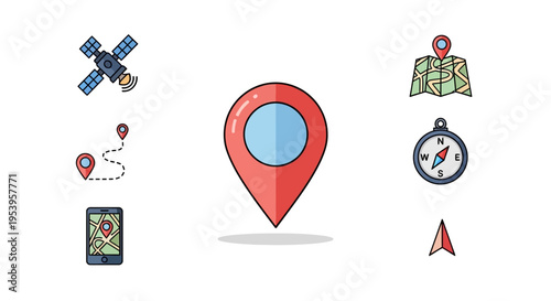 Navigation icons on white background.