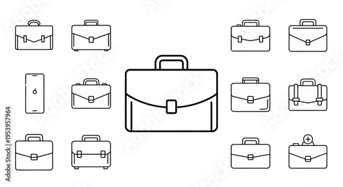 Briefcases in Various Styles and Sizes.