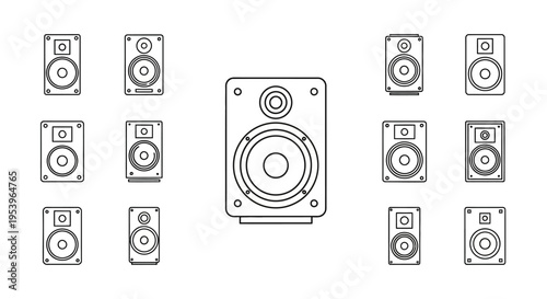 Detailed illustration of multiple speakers.