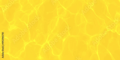 Abstract yellow water pool ripples background with bright sunny caustics and light refraction effects for summer design