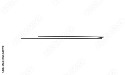 abstract simple black underline design art.