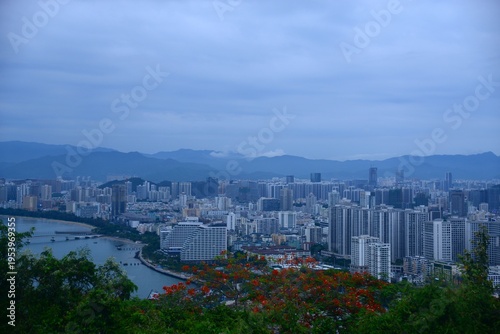 view of the city of Sanya (Hainan)