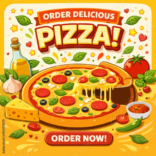 Delicious Pizza Order Now