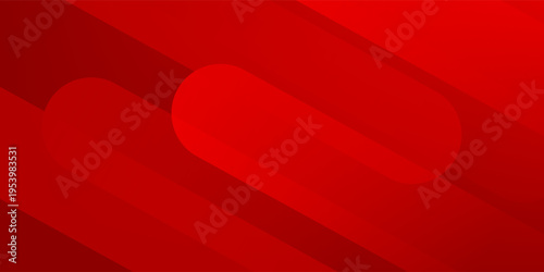 Abstract red diagonal geometric shape background with shiny lines. Modern rounded lines design elements. Suit for poster, banner