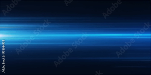 A dark blue abstract background features a digital motion design with glowing light rays and flowing wave lines to create a dynamic energy texture for a modern wallpaper backdrop