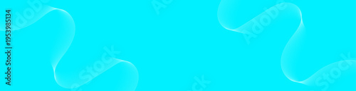 Abstract electric blue gradient wave background with smooth lines for modern website interface design	