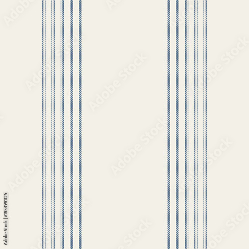 Vertical thin stripes blue on light background. Seamless pattern