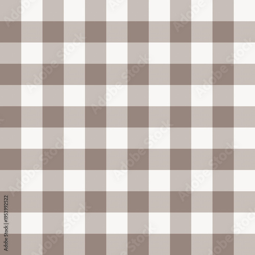 Checkered Gingham Brown Background