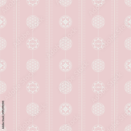 Pink Vertical Siphisticate Stripes Design